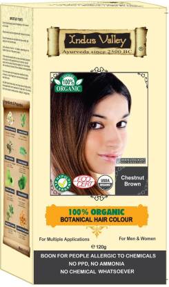 Indus Valley 100% Botanical Natural Healthier , Chestnut Brown - Price in  India, Buy Indus Valley 100% Botanical Natural Healthier , Chestnut Brown  Online In India, Reviews, Ratings & Features 