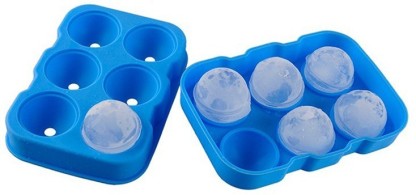 Jessboyy 16 Cavity Ice Cube Tray Box with Lid Cover Drink Jelly Freezer Mold Mould Maker DIY Popsicle Ice Cream Mold Ice Cube Mold Jello Ice Cube Mold Blue 