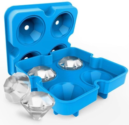 Diamond Shape Ice Cube Maker Ice Tray Ice Cube Mold Storage Containers R 
