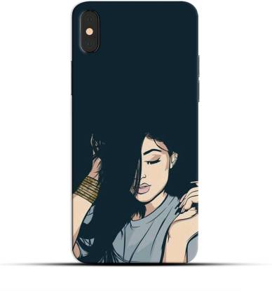 Saavre Back Cover for Girly,Cute Girl,Cutiepie,Gorgeous,Beauty Queen,Blue for IPHONE XS