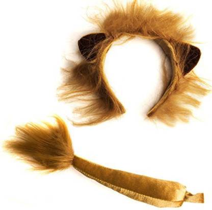 FunnyPartyHats Lion Ears Tail Set - Lion Costume - Ears Headband - Animal  Headbands Ears (Lion Ears & Tail Set) - Lion Ears Tail Set - Lion Costume -  Ears Headband -