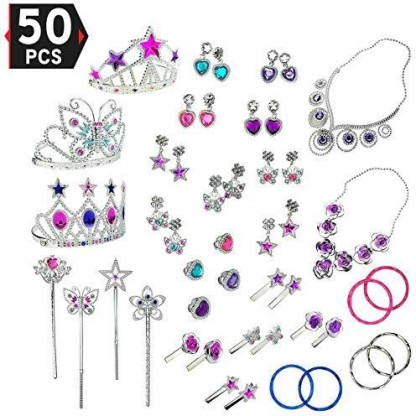 Princess Dress Up Accessories 9 Pcs Princess Jewelry Toys Girl Toys Princess Acc 