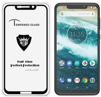 NKCASE Edge To Edge Tempered Glass for Motorola One Power