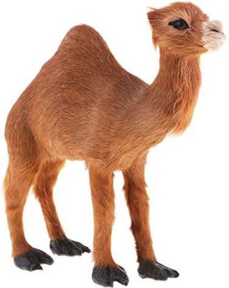 MPC Bactrian Camel from Wild Animal Set Red Plastic 