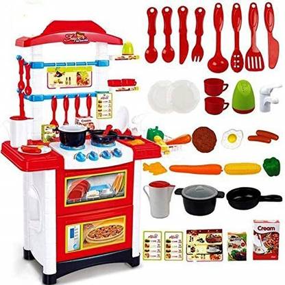 Baybee Battery Operated Kids Kitchen Set Kitchen Sets Of Kids Baby Toys Kitchen Playset Sound And