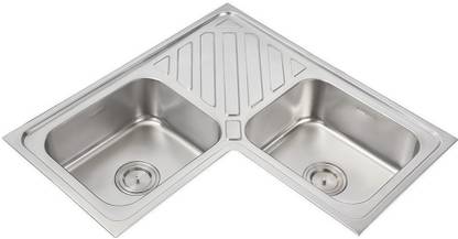 Anupam Stainless Steel Kitchen Sink 965 X 510 X 200 Mm 38 X 20 X 8