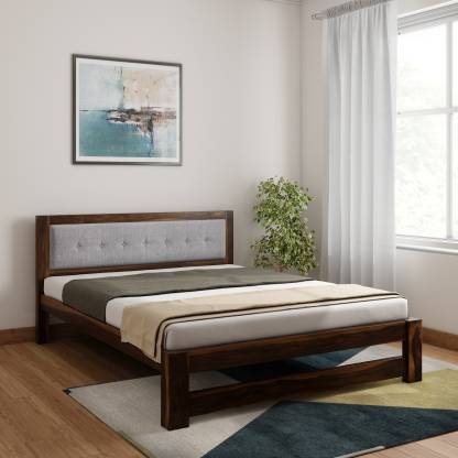 Stylish Provincial Teak Sheesham Wood Solid Wood Queen Bed – Vintej Home