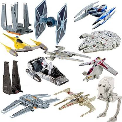 Genrc Star Wars 12 Pack Spaceship Models Toys Set Figures & Stands Mattel - Star  Wars 12 Pack Spaceship Models Toys Set Figures & Stands Mattel . Buy Action  Figure toys in