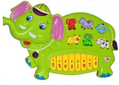 toyuniverse Cute Elephant Musical Piano With 3 Modes Animal Sounds, Flashing Lights & Wonderful Melodious Music (Multicolor) - Cute Elephant Musical Piano With 3 Modes Animal Sounds, Flashing Lights & Wonderful Melodious toyuniverse Cute Elephant Musical Piano With 3 Modes Animal Sounds, Flashing Lights & Wonderful Melodious Music (Multicolor) - Cute Elephant Musical Piano With 3 Modes Animal Sounds, Flashing Lights & Wonderful Melodious