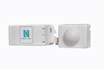 Negaveez VES-OS-ANX Nano Rectangle Wall Mount Sensor with LUX Control (White) Wired Sensor Security System