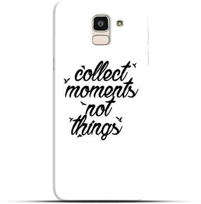 Saavre Back Cover for Collect Moments Not Things, Black And White for SAMSUNG J6