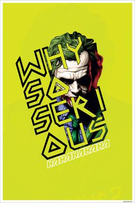 Joker Heath Ledger Batman Dark Knight Joker Quote Inspirational Non Tearable Adhesive Eco Freindly Poster Sm77 Fine Art Print Quotes Motivation Posters In India Buy Art Film Design