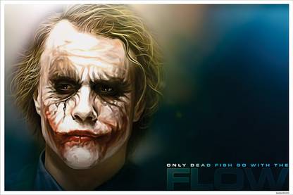 Joker Heath Ledger Batman Dark Knight Joker Quote Inspirational Non Tearable Adhesive Eco Freindly Poster Sm74 Fine Art Print Quotes Motivation Posters In India Buy Art Film Design