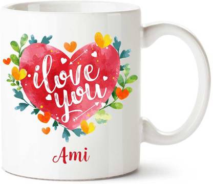 Comogift Ami I Love You Ceramic Coffee Name Ceramic Coffee Mug Price In India Buy Comogift Ami I Love You Ceramic Coffee Name Ceramic Coffee Mug Online At Flipkart Com