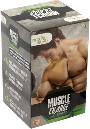 nature sure muscle charge tablets for men 1 pack 60 tablets