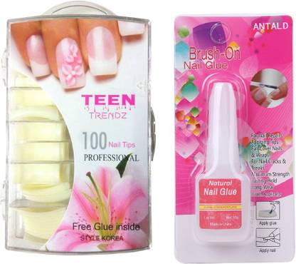 Natural Nail Art Artificial Fake Shining 100 Acrylic Nails Extension Nail Tips With Glue Yellowish White French Manicure Yellowish White Price In India Buy Natural Nail Art Artificial Fake Shining 100 2pcs nail drawing brush acrylic uv builder gel nail polish art painting pen. natural nail art artificial fake shining 100 acrylic nails extension nail tips with glue yellowish white french manicure yellowish white