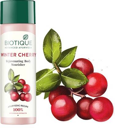 Biotique Bio Winter Cherry Rejuvenating Body Nourisher Price In India Buy Biotique Bio Winter Cherry Rejuvenating Body Nourisher Online In India Reviews Ratings Features Flipkart Com