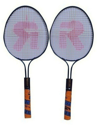 Multicolor Strung Badminton Racquet