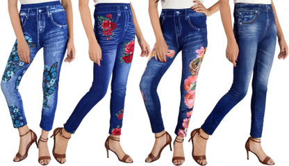 Kiana Blue Jegging Price in India - Buy 