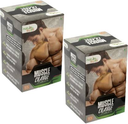 nature sure muscle charge tablets for men 2 packs 2 x 60 tablets