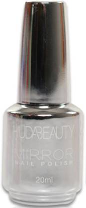 Huda Beauty Mirror Nail Polish Silver Silver - Price in India, Buy Huda  Beauty Mirror Nail Polish Silver Silver Online In India, Reviews, Ratings &  Features 