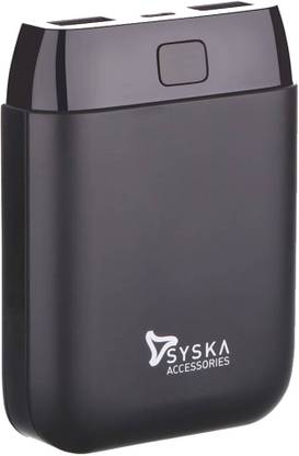 799/- Only (Not 1999) - Syska 10000 mAh Power Bank (P1002-Black, Power Max 100)  (Black,