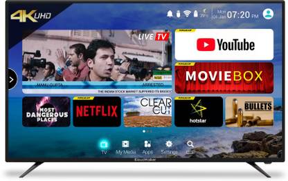 Cloudwalker 139 Cm 55 Inch Ultra Hd 4k Led Smart Tv Online At Best Prices In India