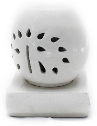 Bright Shop Nariyal Shape Electril Diffuser White Color with 30ml Fragrance Oil Diffuser Set
