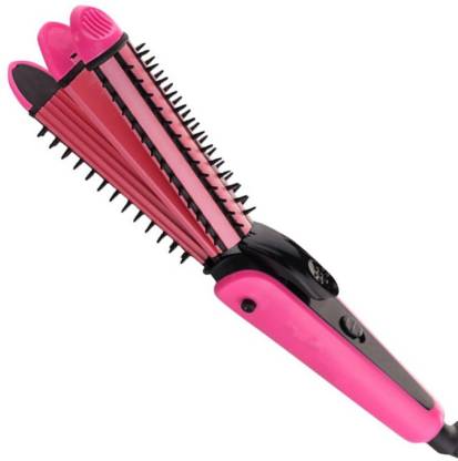 AGARO NHC-8890 Multi Function 3 In 1 Multi Color Hair Straightener With  Curler and Brush Roller NHC-8890 Hair Styler (Multicolor) Hair Straightener  - AGARO : 