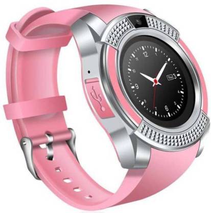 wellking v8 pink phone Smartwatch