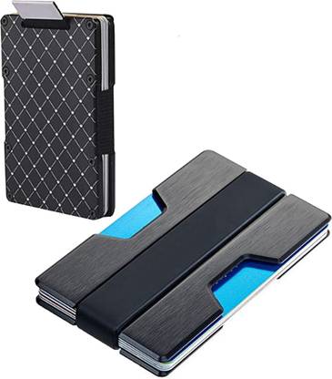 Flipkart.com | StealODeal Slim Minimalist Money Holding RFID Front Pocket Smart Wallets for Men and Women Aluminium Alloy Credit Wallet With Aluminium alloy 15 Card Holder - Card Holder