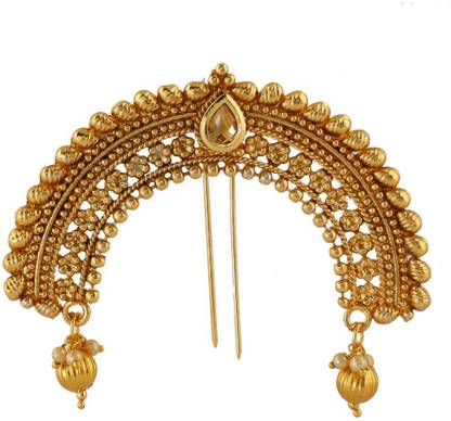 Anuradha Art Traditional hair brooch Hair Accessory Set