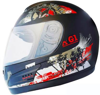 Greenstone Green Stone G1 Air Force Black Gray Bluetooth Helmet with Upgraded Version Motorbike Helmet