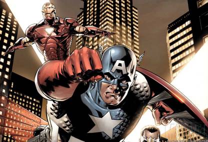 Comics Captain America Iron Man HD Wallpaper Background Photographic Paper - Comics posters in India - Buy art, film, design, movie, music, nature and educational paintings/wallpapers at Comics Captain America Iron Man HD Wallpaper Background Photographic Paper - Comics posters in India - Buy art, film, design, movie, music, nature and educational paintings/wallpapers at