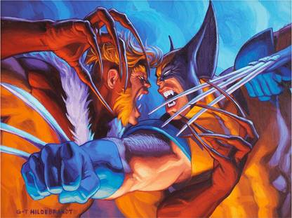 Pl X Men Wolverine Sabertooth Hd Wall Poster 13 19 Inches Paper Print Comics Posters In India Buy Art Film Design Movie Music Nature And Educational Paintings Wallpapers At Flipkart Com