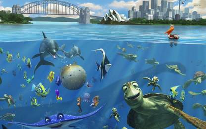 Athah 2 Gsm Paper Wall Poster 13 19 Inches Finding Nemo Crush Nigel Mr Ray Paper Print Movies Posters In India Buy Art Film Design Movie Music Nature And Educational Paintings Wallpapers