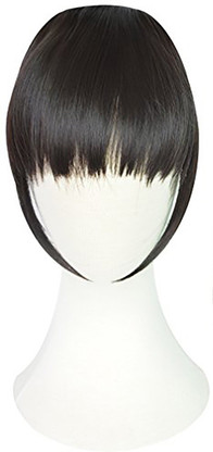 clip in bangs on short hair