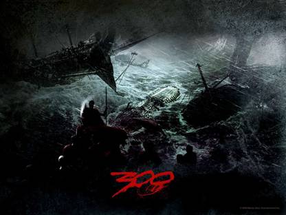 Movie 300 Battle Ocean Shipwreck HD Wallpaper Background Paper Print - Movies posters in India - Buy art, film, design, movie, music, nature and educational paintings/wallpapers at Movie 300 Battle Ocean Shipwreck HD Wallpaper Background Paper Print - Movies posters in India - Buy art, film, design, movie, music, nature and educational paintings/wallpapers at