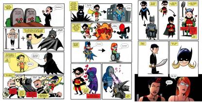 Batman Robin Nightwing Red Hood Batgirl Wall Poster Paper Print - Comics  posters in India - Buy art, film, design, movie, music, nature and  educational paintings/wallpapers at 