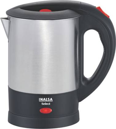 Inalsa Select Electric Kettle  (1 L, Silver, Black)