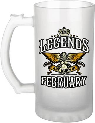 Morons Legends are Born in February Frosted Beer | Unique Gift for Your Special Ones | Morons Legends are Born in February Frosted Beer | Unique Gift for Your Special Ones |