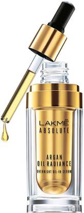 Lakme Absolute Argan Oil Radiance Overnight Oil-in-Serum