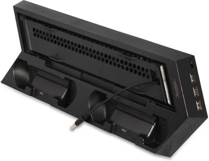 Dobe Vertical Stand With Cooling Fan Dual Charger Charging Dock Usb Hub For Ps4 Fat Slim And Pro All Model Gaming Accessory Kit Dobe Flipkart Com