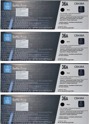 Softly Print Hp 36a For Hp Cb436a Laserjet P1505 P1505n Printer Black Ink Toner Softly Print Flipkart Com