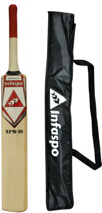 kashmir willow leather cricket bat