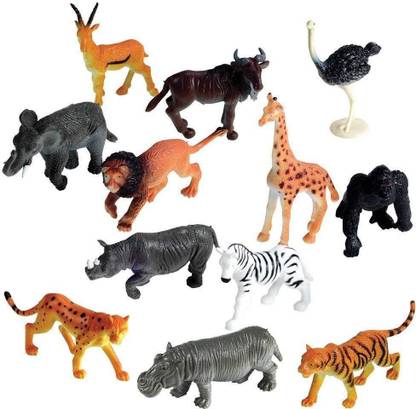 Trade Globe Wild Animals Figures Set for Kids Medium - 20 Pcs - Wild Animals Figures Set for Kids Medium - 20 Pcs . Buy Wild Animal toys in India. shop for Trade Globe Wild Animals Figures Set for Kids Medium - 20 Pcs - Wild Animals Figures Set for Kids Medium - 20 Pcs . Buy Wild Animal toys in India. shop for