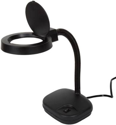 Yart New Tabletop Gooseneck, Table Top Magnifier Lamp