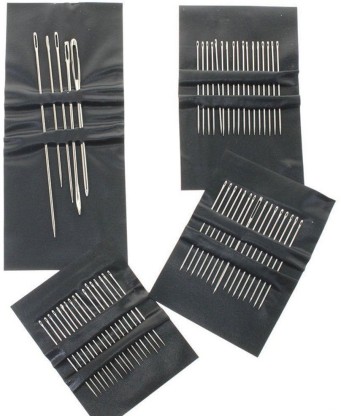 Sewing Needles 55 Pcs Hand Sewing Needles Set Beading Needles of Stainless Steel 