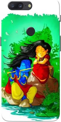 Aseria Back Cover for Cute Little Krishna Radha/One Plus 5T - Aseria :  