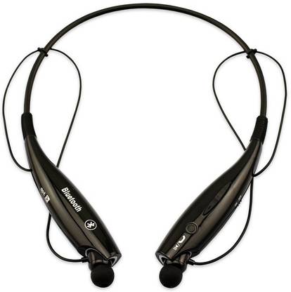 Oxhox HBS-730 Wireless compatible with 4G redmi Headset with Mic Bluetooth Headset with Mic (Black, In the Ear) thumbnail